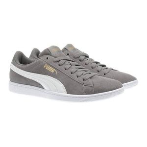 Puma Ladies' Vikky Suede Shoe, Gray, Size 9